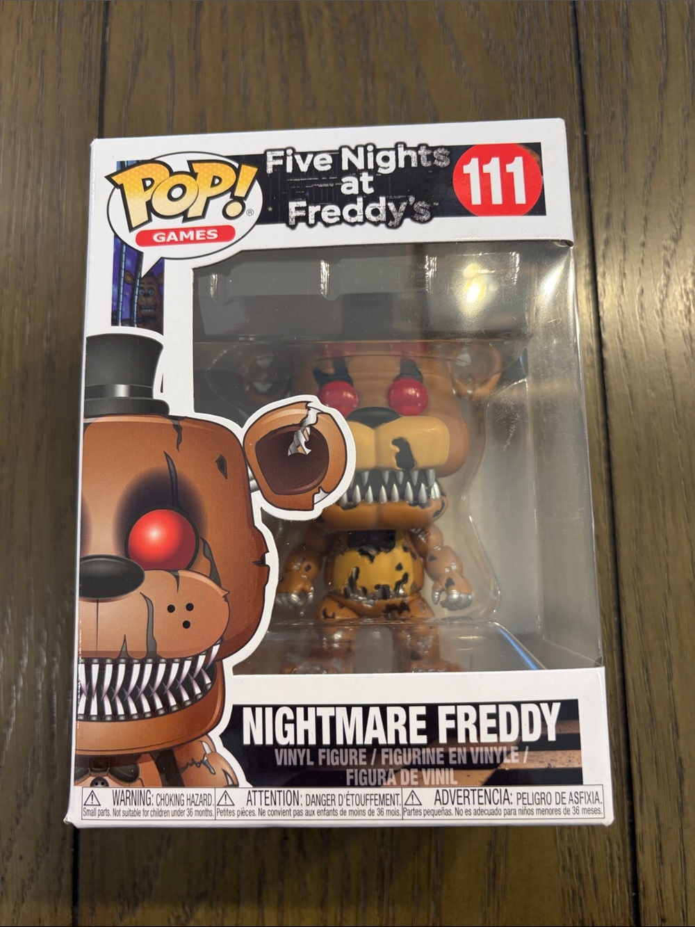 Funko Pop! Five Nights at Freddy's #111 Nightmare Freddy - Brown/Red